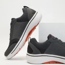 Best Sale ✔️ Skechers Go Walk Arch Fit - Recharge - Men's Charcoal & Orange 🎁 -Mens Shoes Shop http3A2F2Fstatic.theiconic.com .au2Fp2Fskechers 5319 1819331 4