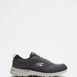 Brand new 😀 Skechers Go Walk 6 - Men's Charcoal & Black ⌛