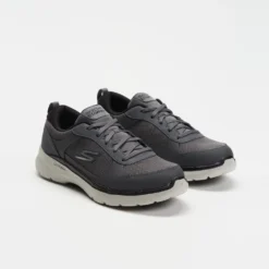 Brand new 😀 Skechers Go Walk 6 - Men's Charcoal & Black ⌛ -Mens Shoes Shop http3A2F2Fstatic.theiconic.com .au2Fp2Fskechers 5653 8719331 4