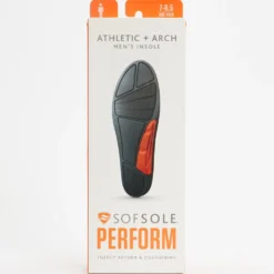 Best Pirce ✔️ SofSole Athletic & Arch Insoles - Men's Grey ❤️