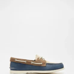 Deals ✨ Sperry Authentic Original Plushwave Tritone Boat ⌛ Shoes - Men's Navy & Multi 💯