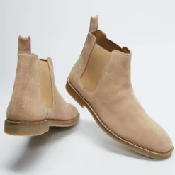 Discount 🎉 Staple Superior Malmo Suede Gusset Boots Natural 🎉
