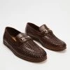 Wholesale 👍 Staple Superior Harry Woven Leather Loafers Brown 🥰