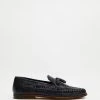 Discount 🔔 Staple Superior Milano Tassle Leather Loafers Navy 🔔