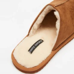 New ⌛ Staple Superior Shearling Lined Slippers Tan 🔥 -Mens Shoes Shop http3A2F2Fstatic.theiconic.com .au2Fp2Fstaple superior 8619 5090521 4