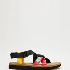 Best Sale ❤️ Suicoke Chin 2-Cab - Unisex Green & Beige ⭐