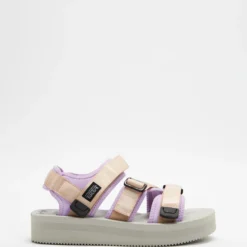 Flash Sale 🔥 Suicoke Kisee VPO - Unisex Light Beige & Purple 💯