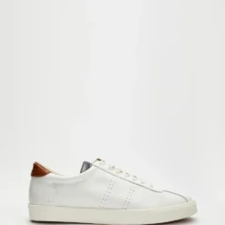 Best Sale ⌛ Superga 2843 Club S Soft Premium Leather White, Leather Brown & Navy 🥰