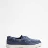 Cheap 🌟 Timberland Union Wharf 2.0 EK Boat Shoes - Men's Dark Blue Canvas 😉