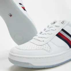 Budget ❤️ Tommy Hilfiger Basket Cupsole Trainers - Men's White 🌟 -Mens Shoes Shop http3A2F2Fstatic.theiconic.com .au2Fp2Ftommy hilfiger 0149 4173021 4
