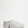 Coupon ✨ Tommy Hilfiger Corporate Modern Vulc Leather - Men's Grey Whisper ⌛