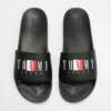 Top 10 😍 Tommy Hilfiger Tommy Jeans Pool Slides Black 🛒
