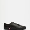 Discount ✔️ Tommy Hilfiger Corporate Modern Vulc Leather - Men's Black 💯