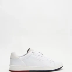 Brand new 🎉 Tommy Hilfiger Retro Leather Tennis Trainers - Men's White 🔥