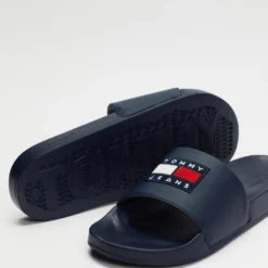 Promo 🔥 Tommy Hilfiger Corduroy Tommy Badge Pool Sides - Men's Twilight Navy 😍 -Mens Shoes Shop http3A2F2Fstatic.theiconic.com .au2Fp2Ftommy hilfiger 5373 4332931 3