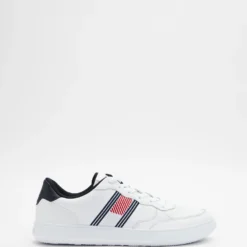 Cheapest ⭐ Tommy Hilfiger Essential Leather Cupsole Evo White ⭐