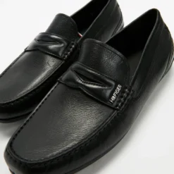 Best Pirce 🎉 Tommy Hilfiger Metal Hilfiger Leather Driver Black 👏 -Mens Shoes Shop http3A2F2Fstatic.theiconic.com .au2Fp2Ftommy hilfiger 9153 8711051 4