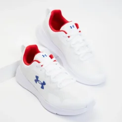 Discount 😍 Under Armour Essential 🎉 Shoes - Women's White & Royal Red ✨