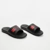 Wholesale 🔥 Under Armour Ansa Graphic Slides - Men's Black & Beta 🎁