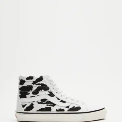 Discount 🎁 Vans Sk8-Hi 38 DX Anaheim Factory - Unisex OG White Corduroy & OG Cow Print 🎉