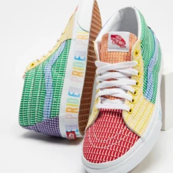 Budget ❤️ Vans SK8-Mid Pride - Unisex Multi & True White ⌛ -Mens Shoes Shop http3A2F2Fstatic.theiconic.com .au2Fp2Fvans 3884 8127221 3