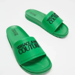 Deals 🔥 Versace Jeans Couture Logo Pool Slides - Men's Viper 🌟