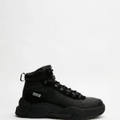 Best deal 🎉 Versace Jeans Couture High Top Sneaker Boots Nero 🛒