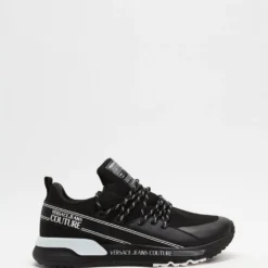 Coupon ⭐ Versace 🛒 Jeans Couture Lace Up Sports Sneakers Nero 🔔