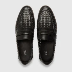 Brand new ⌛ Yd. Ricky Lattice 🥰 Shoe BLACK 😍 -Mens Shoes Shop http3A2F2Fstatic.theiconic.com .au2Fp2Fyd 9329 1082821 5