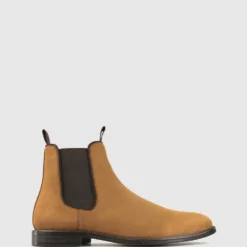 Best deal 💯 Zeroe Kennedy Chelsea Boots Tan Micro 🛒
