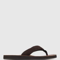 Hot Sale ⌛ Zeroe Super Canvas 🧨 Thongs Chocolate ⭐