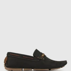 Flash Sale 🤩 ZU Rufus Leather Loafers Black ✔️